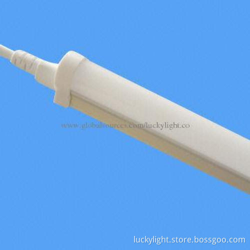 8W T5 Integrated LED Tube with 600mm Length and 100-240V AC Input Voltages, CE Mark